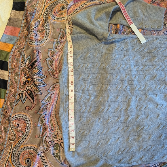 Talbots Gray Cable Knit Sweater - Picture 7 of 10